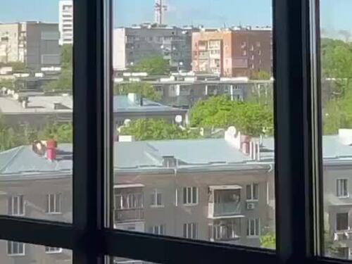 La torre di trasmissione televisiva di Kharkiv colpita dai russi
