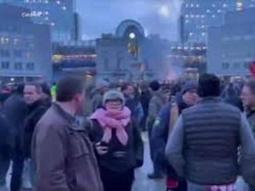 "No al cibo sintetico", Coldiretti a Bruxelles protesta insieme agli agricoltori europei