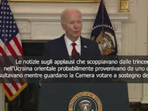 Biden: Invieremo all'Ucraina forniture di cui ha bisogno