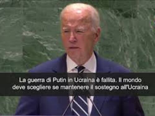 Biden: "La guerra di Putin in Ucraina è fallita, non cesseremo sostegno a Kiev"