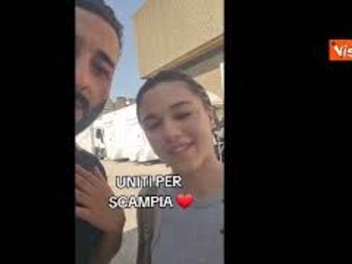 Maria Esposito, la Rosa Ricci di "Mare Fuori" omaggia Scampia con il tiktoker Massimo Cerbone