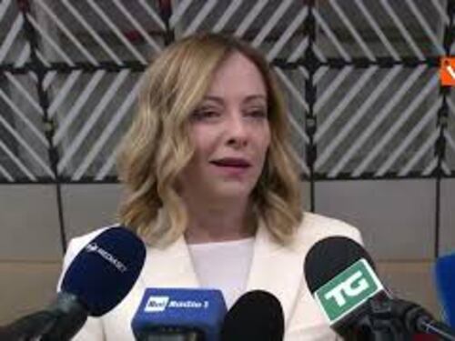 Europee, Meloni: "Spero che a giugno ci sarà uno scenario diverso in Europa"
