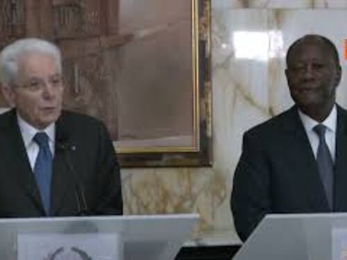 Mattarella in Costa d'Avorio: "Uniti da amicizia e valori condivisi"