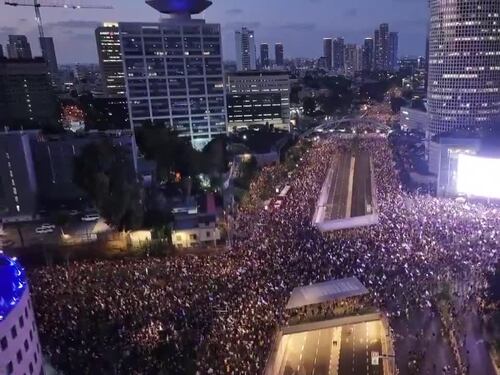 Manifestazione in Israele