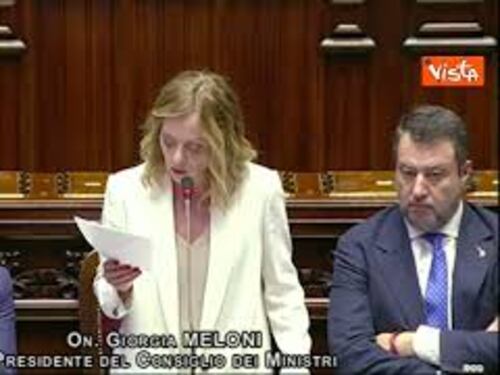 Meloni: Sono l'unica che ha vinto e sono stata esclusa dal tavolo Ue perché di destra