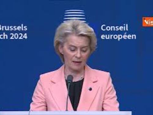 Von der Leyen: Serve pausa umanitaria a Gaza, situazione umanitaria catastrofica