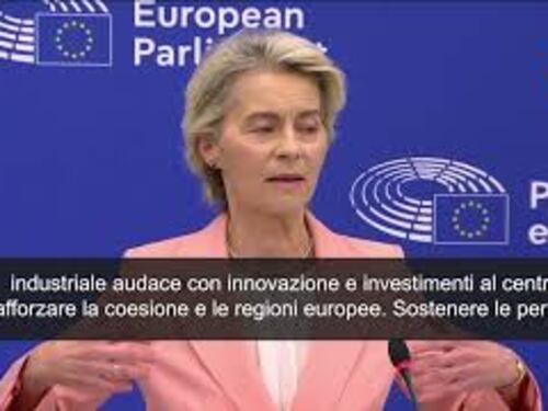 Von der Leyen: "Seguiamo Draghi, Collegio impegnato su competitività"