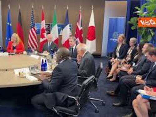 Tajani a Washington, iniziato il vertice dei ministri degli Esteri del G7