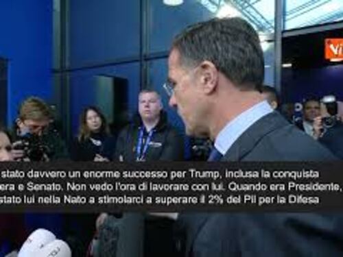 Vittoria Trump, Rutte: Merito suo aumento spesa Nato, non vedo l'ora di lavorare con lui
