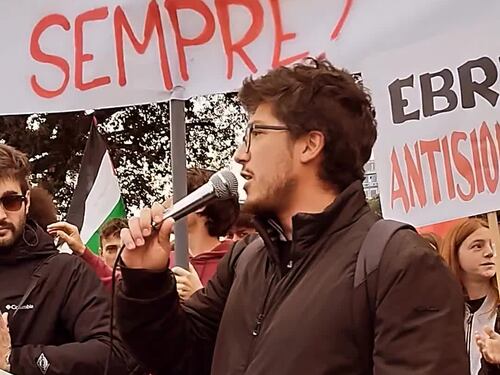 25 aprile, i proclami dei manifestanti pro-Palestina