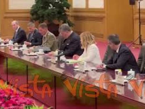 Meloni in Cina: "Interesse a implementare ed equilibrare interscambio"