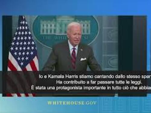 Biden: "Kamala Harris protagonista importante in tutto ciò che abbiamo fatto"