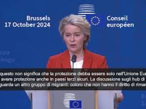 Migranti, von der Leyen: Protezione richiedenti asilo e rimpatri anche da Paesi terzi