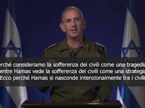 Esercito di Israele: Nostre forze di difesa operano secondo il diritto internazionale - SOTTOTITOLI