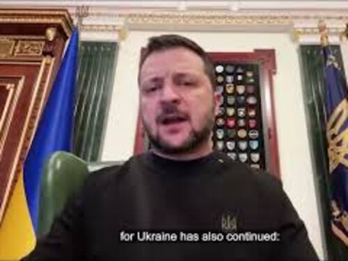 Guerra Ucraina, Zelensky: "Bene incontro a Davos su proposta di pace Kiev"