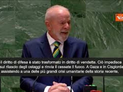Lula (Brasile): "A Gaza diritto di difesa Israele trasformato in diritto di vendetta"