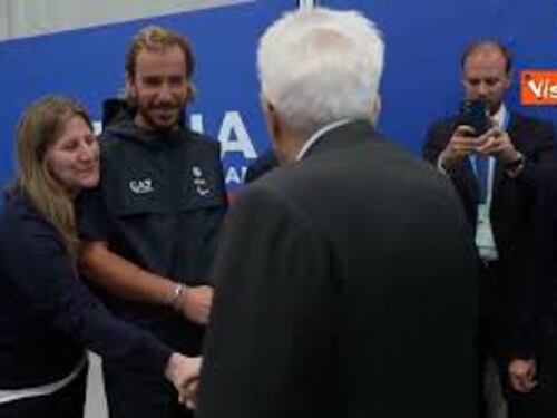 Paralimpiadi Parigi 2024, Presidente Mattarella visita residenza degli atleti paralimpici italiani