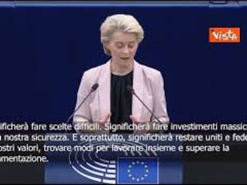 Von der Layen: "La libertà non sarà gratuita"
