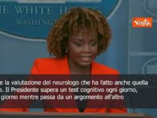 Casa Bianca: Biden non necessita di un test cognitivo