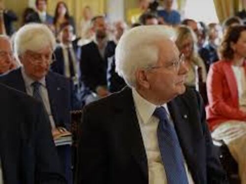 Mattarella alla chiusura dell'anno accademico all'Accademia Nazionale dei Lincei, le immagini