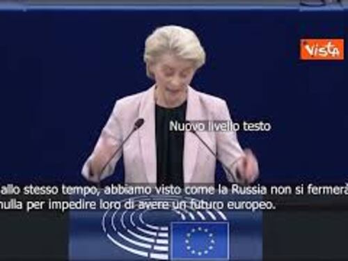 Von der Layen: "Vogliamo l'Ucraina come parte della nostra Unione Europea"