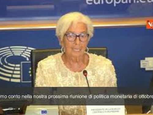 Lagarde: "Abbiamo fiducia che l'inflazione scenderà entro il target"