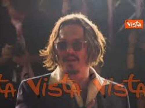 Johnny Depp sul red carpet della Festa del Cinema di Roma