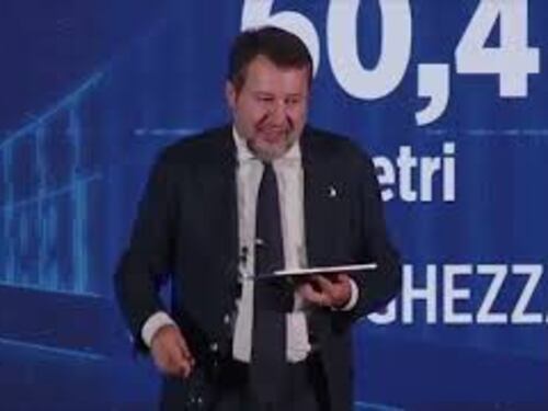 Ponte Stretto, Salvini: "Con terremoto sarebbe unica struttura a restare in piedi"