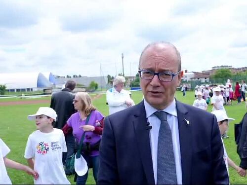 Il ministro Giupeppe Valditara spiega il valore dei "Giochi della Gioventù"