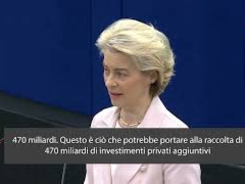 Von der Leyen: "Con Unione mercati dei capitali, 470 miliardi di investimenti privati"