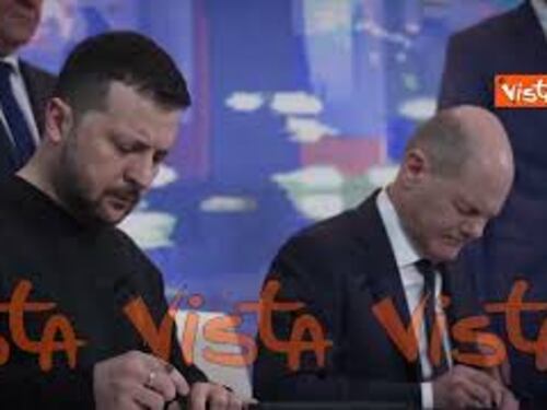 Zelensky a Berlino ricevuto dal cancelliere Scholz