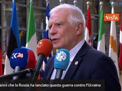 Borrell al Consiglio Europeo: "Guerra della Russia all'Ucraina minaccia l'UE"