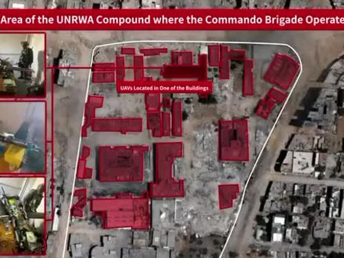 Le strutture dell'Unrwa dove le Idf hanno trovato armi e una base di Hamas