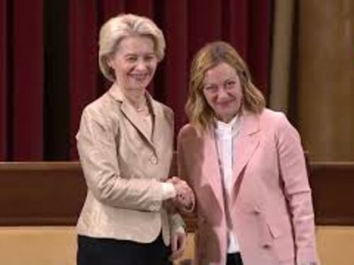 Alluvione Emilia, von der Leyen a Forlì: "Tin Bòta, l'Europa rimane con voi"