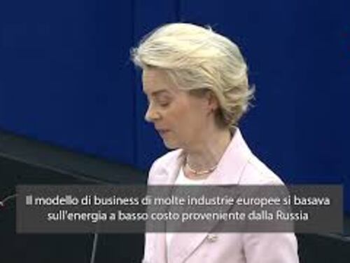 Von der Leyen: "Crisi globale ha avuto ripercussioni su competitività Ue"