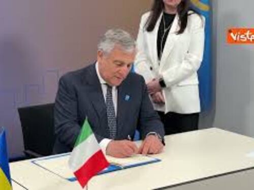 Tajani firma il memorandum per la ricostruzione di Odessa, in Ucraina