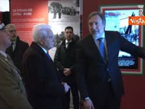 Mattarella a Bari visita mostra sulle stragi nazifasciste