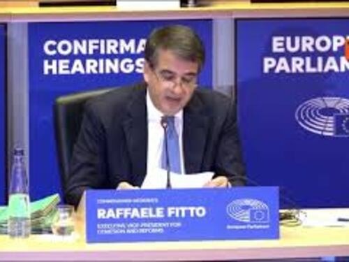 Fitto in audizione al Parlamento Europeo: Lavoreremo perchè gli europei abbiano giuste opportunità