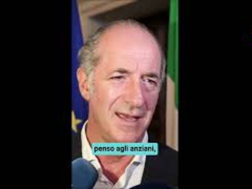 Zaia: "Buon Ferragosto ad anziani e fragili che non possono andare in vacanza"