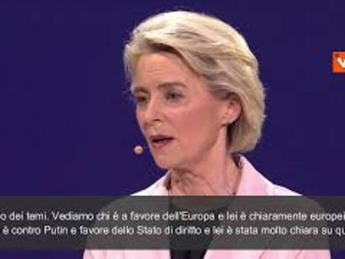 Von Der Leyen: "Meloni? Con lei ho lavorato bene, è europeista e contro Putin"