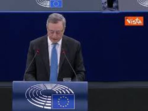 Draghi: "In ansia per futuro Europa, rischiamo di essere meno liberi di scegliere nostro destino"