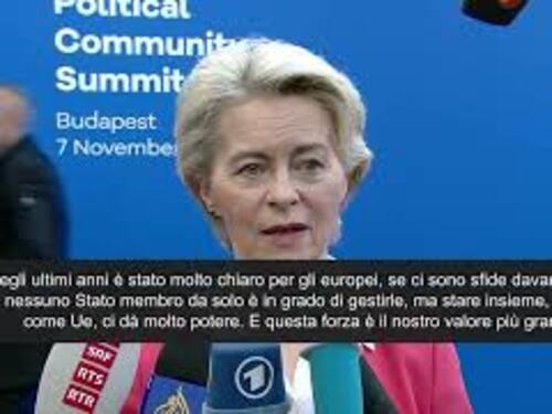 Vittoria Trump, von der Leyen: "Nostra forza è stare insieme a 27"