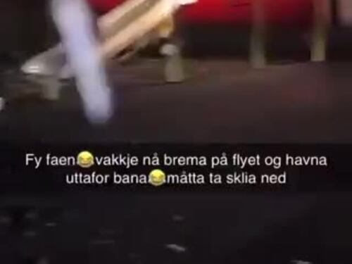 L'evacuazione di emergenza dal volo Norwegian a Molde