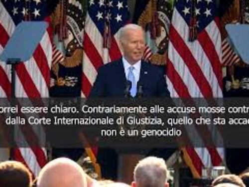 Biden: "Quanto avviene a Gaza non è genocidio"