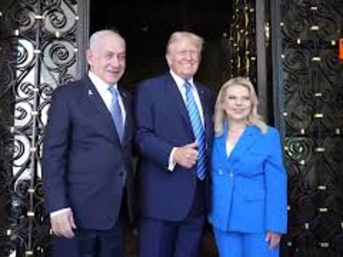 Netanyahu a Mar-a-Lago, in Florida, per incontro con Donald Trump