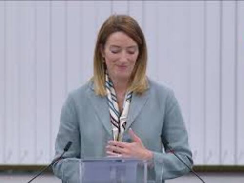 Premio Sakharov a leader opposizione Venezuela, l'annuncio di Metsola in plenaria a Strasburgo