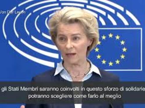 Patto per la Migrazione e l'Asilo, Von Der Leyen: "Solidarietà per gli Stati di confine"