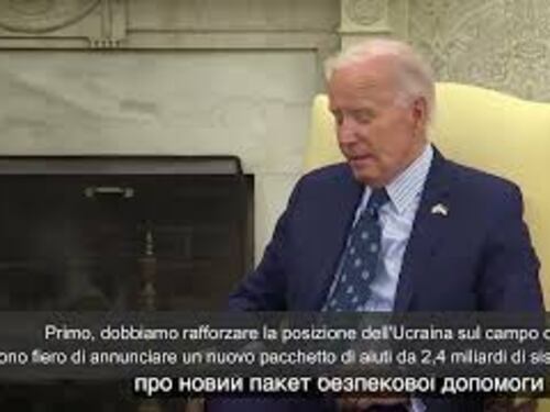 Guerra Ucraina, Biden: "Nuovo pacchetto da 2,4 miliardi di aiuti per Kiev"