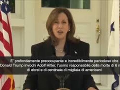 Kamala Harris: “Trump fascista, invoca Adolf Hitler” - SOTTOTITOLI