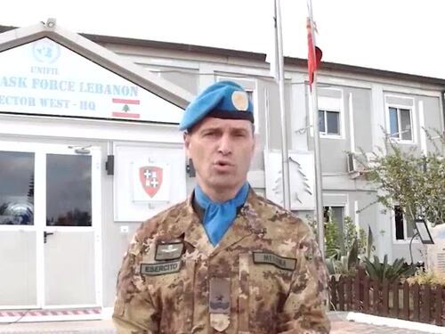 "Israele ci mette a rischio, ma non ce ne andremo". Parla il generale Messina